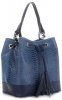 Kožené kabelka shopper bag Vittoria Gotti jeans V344